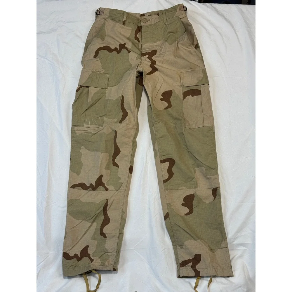 US Military Desert Camo Cargo Pants Ripstop Small Regular 8415-01-327-5330